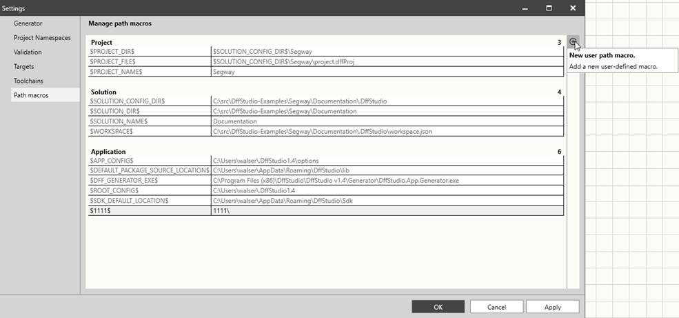 Path Macro Configuration (DATAFLOW Designer) - IMT AG